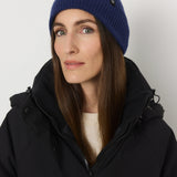Tuque en tricot de cachemire et laine