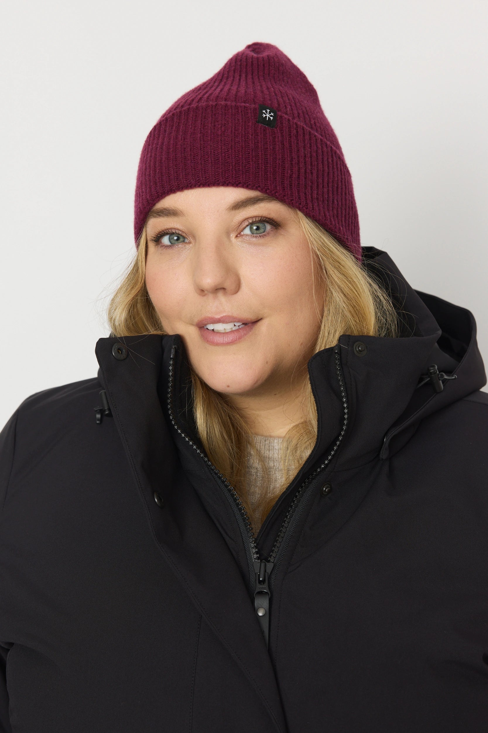 Tuque en tricot de cachemire et laine