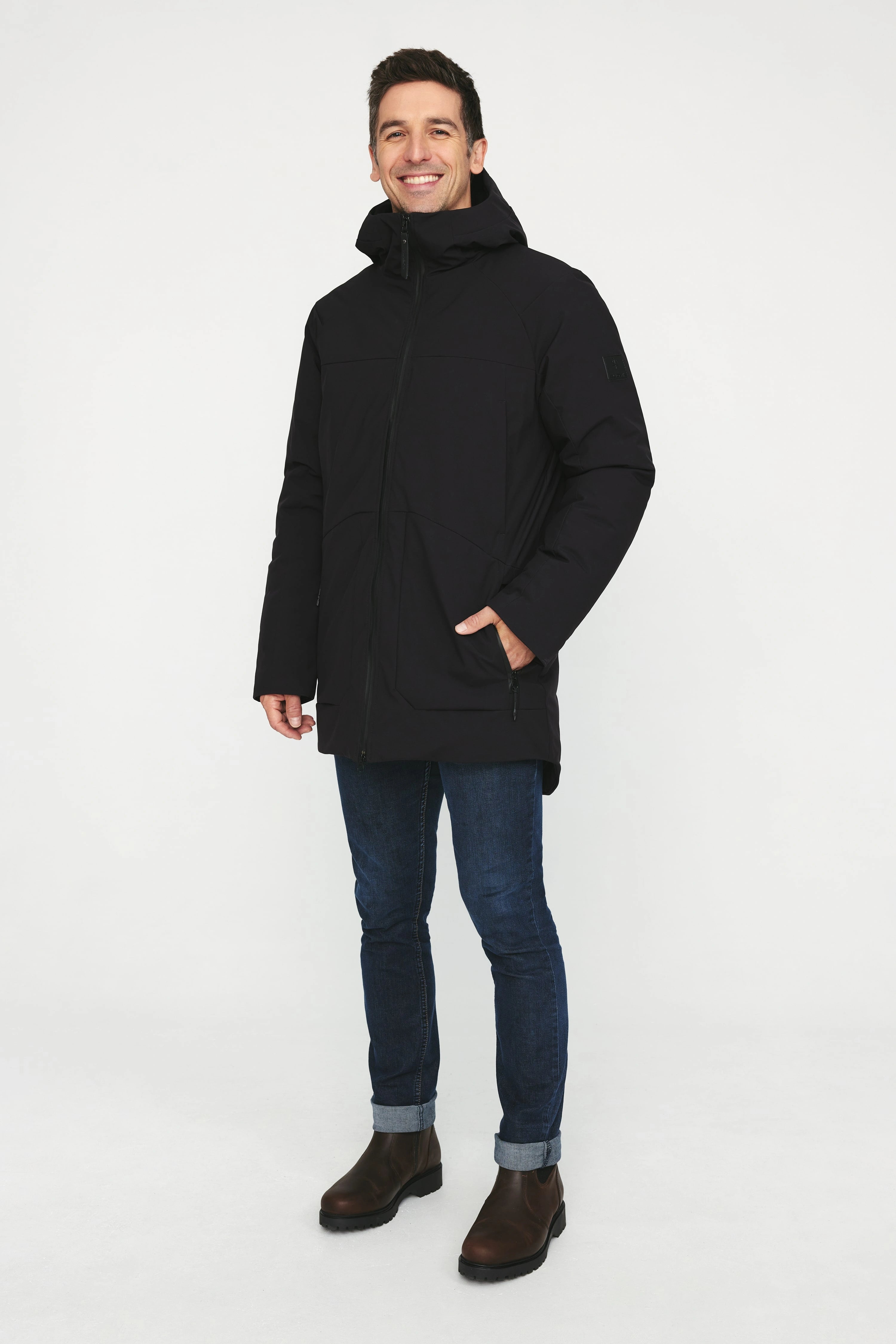 Amsterdam - Manteau d'hiver recyclé pour homme