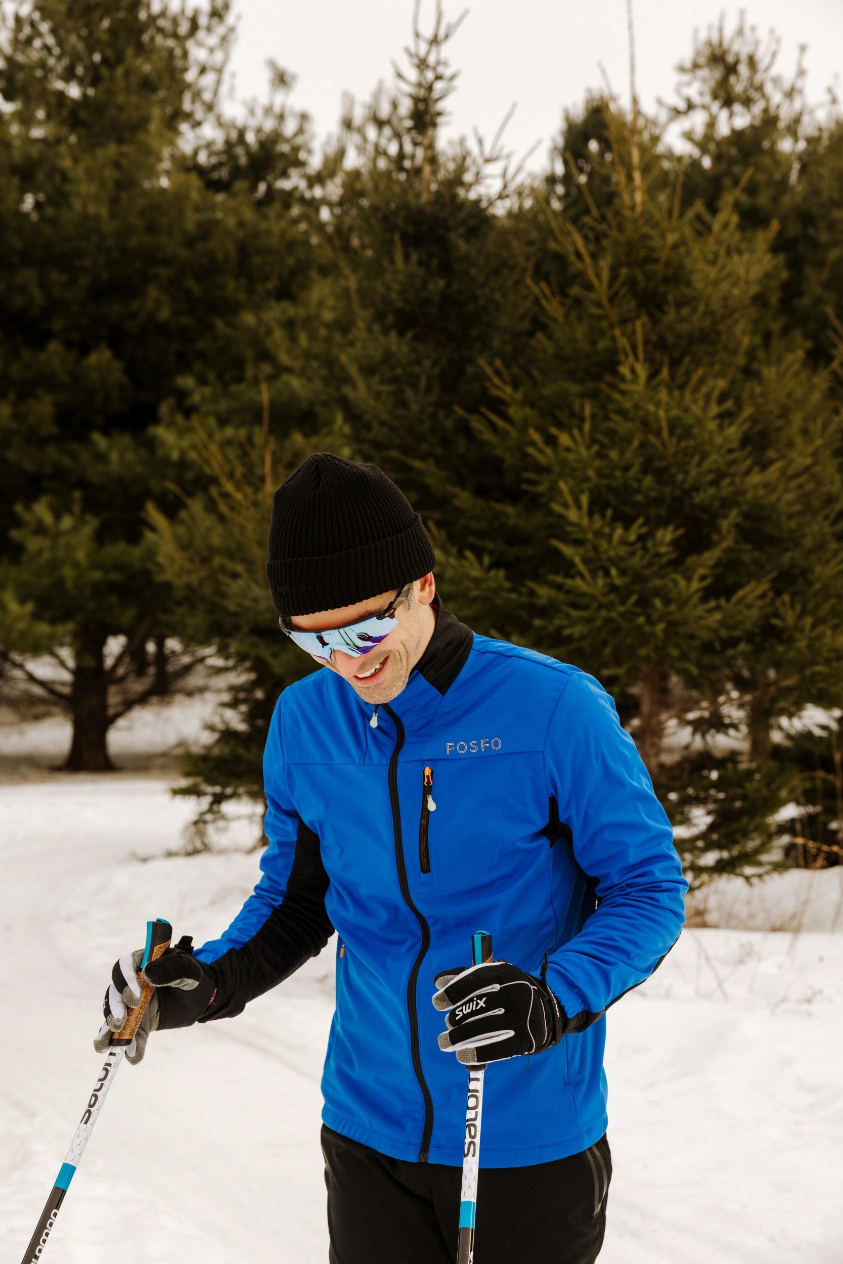 FOSFO PACE - Manteau de Ski de Fond pour Homme