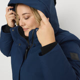 Monaco III+ - Manteau d'hiver recyclé taille plus pour femme