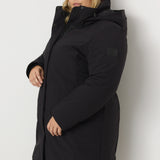 Monaco III+ - Manteau d'hiver recyclé taille plus pour femme