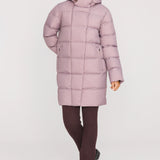 FOSFO GLOW - Women's Long Down Coat