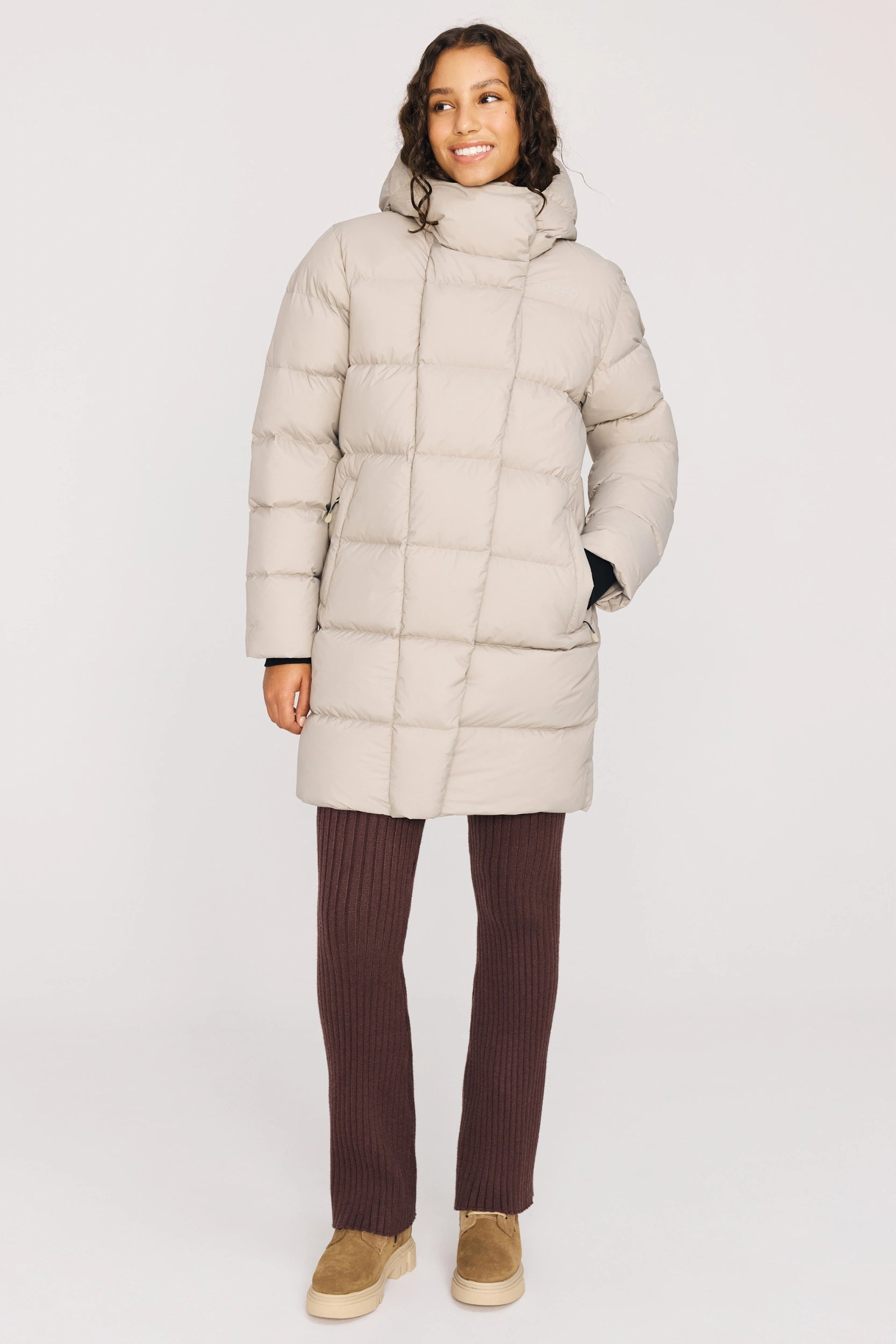 FOSFO GLOW - Women's Long Down Coat
