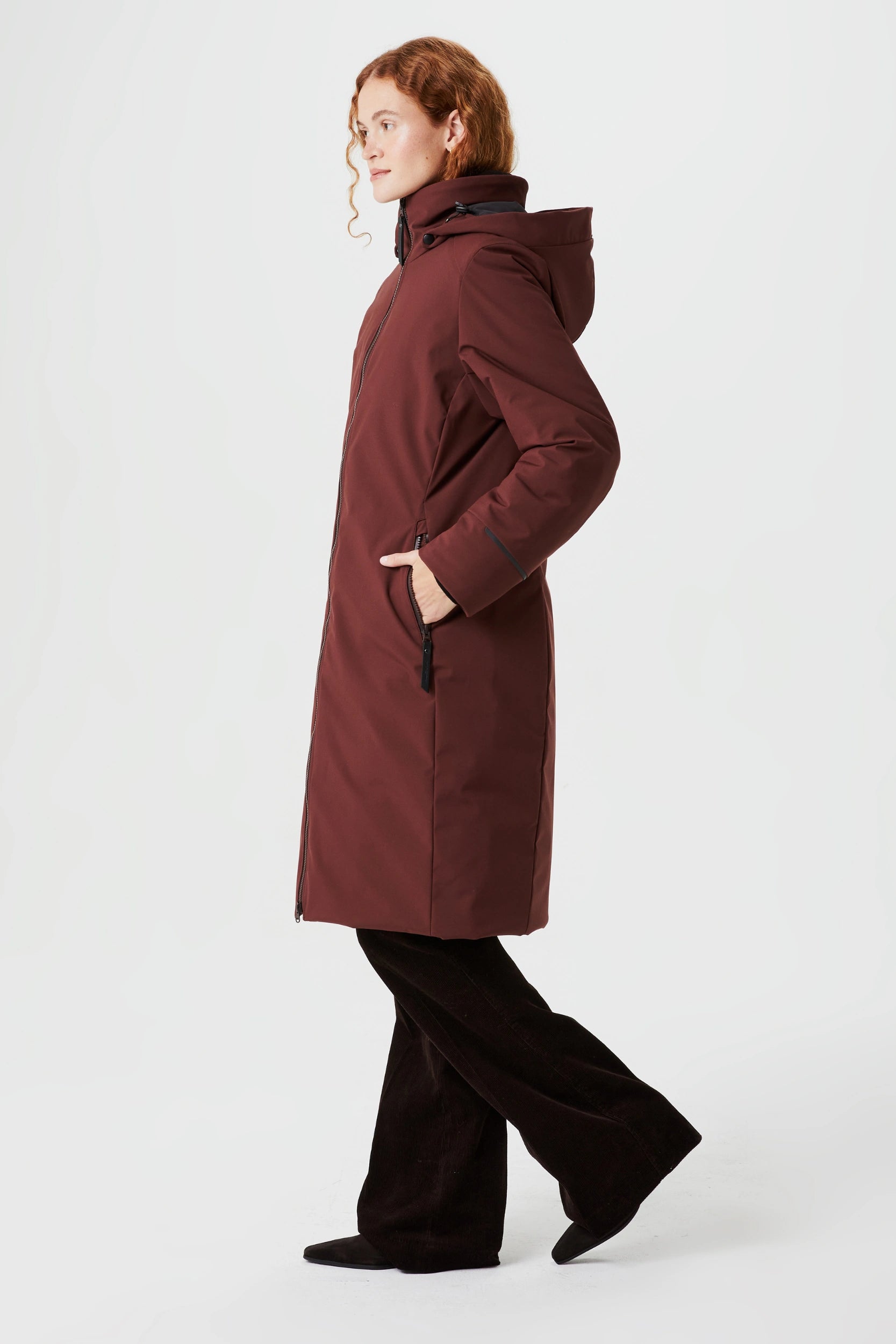 Helsinki - Manteau d'hiver recyclé pour femme