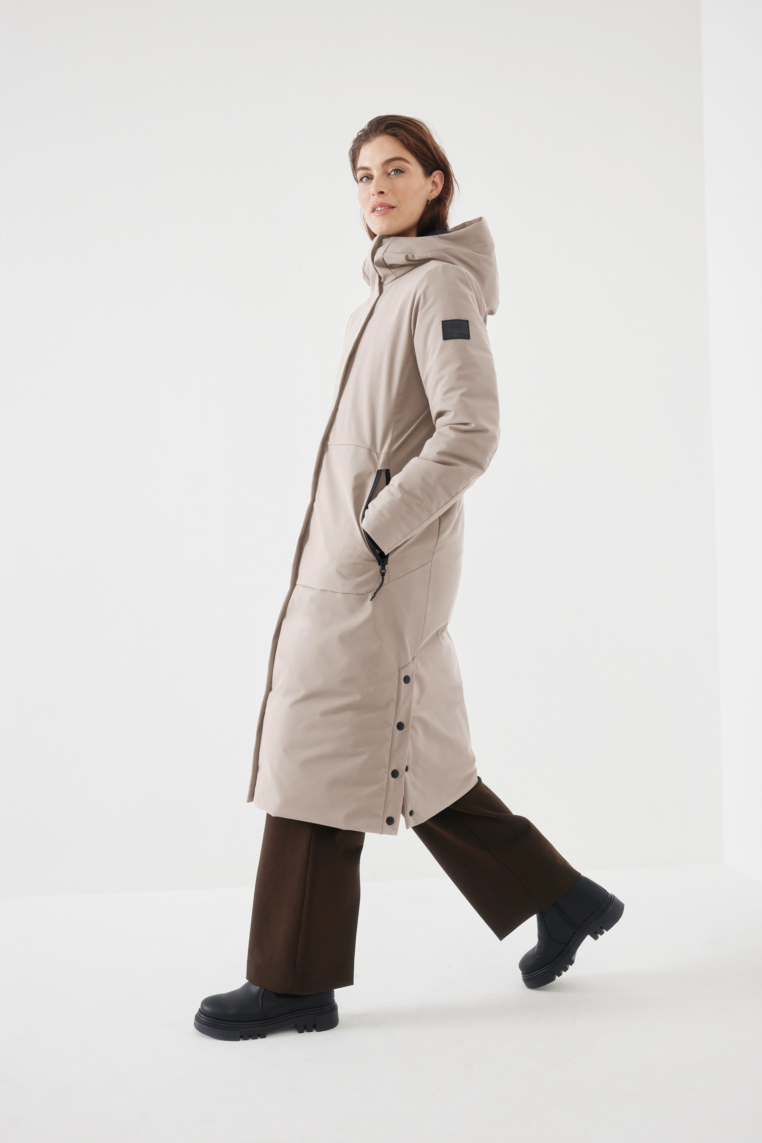 Paris - Manteau d'hiver recyclé pour femme