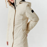 Monaco III - Manteau d'hiver recyclé pour femme