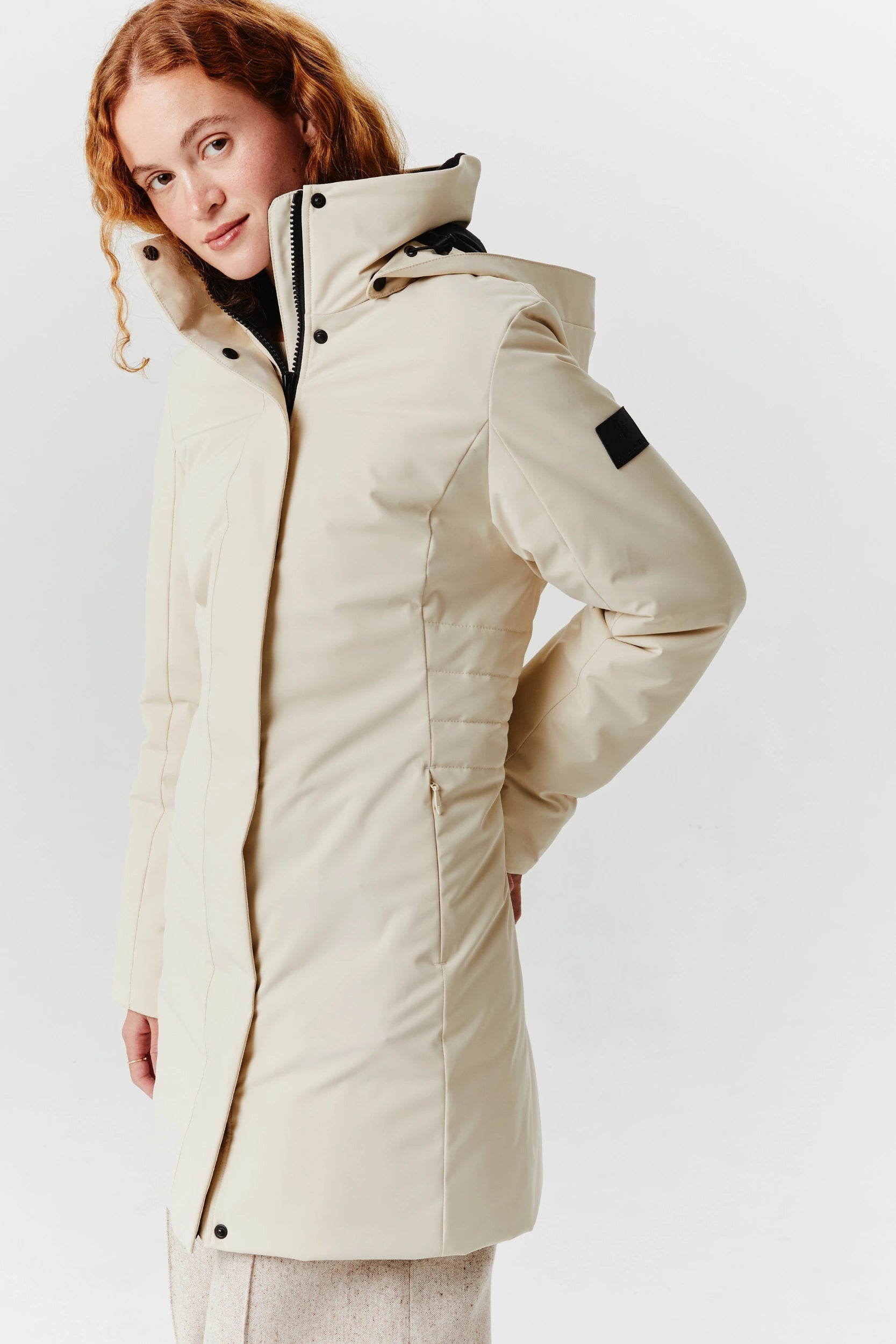 Monaco III - Manteau d'hiver recyclé pour femme