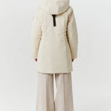 Monaco III - Manteau d'hiver recyclé pour femme