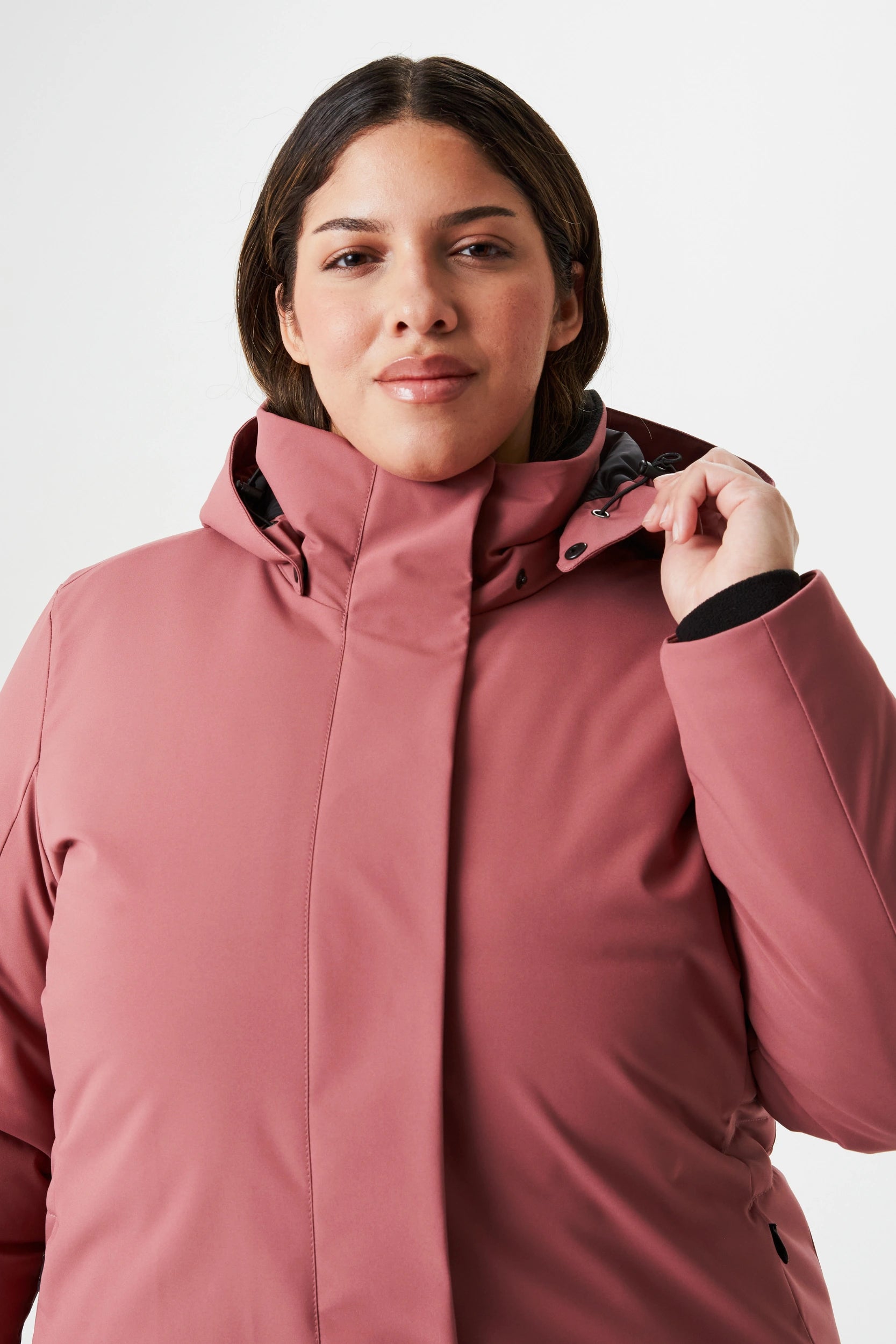 Monaco III+ - Manteau d'hiver recyclé taille plus pour femme