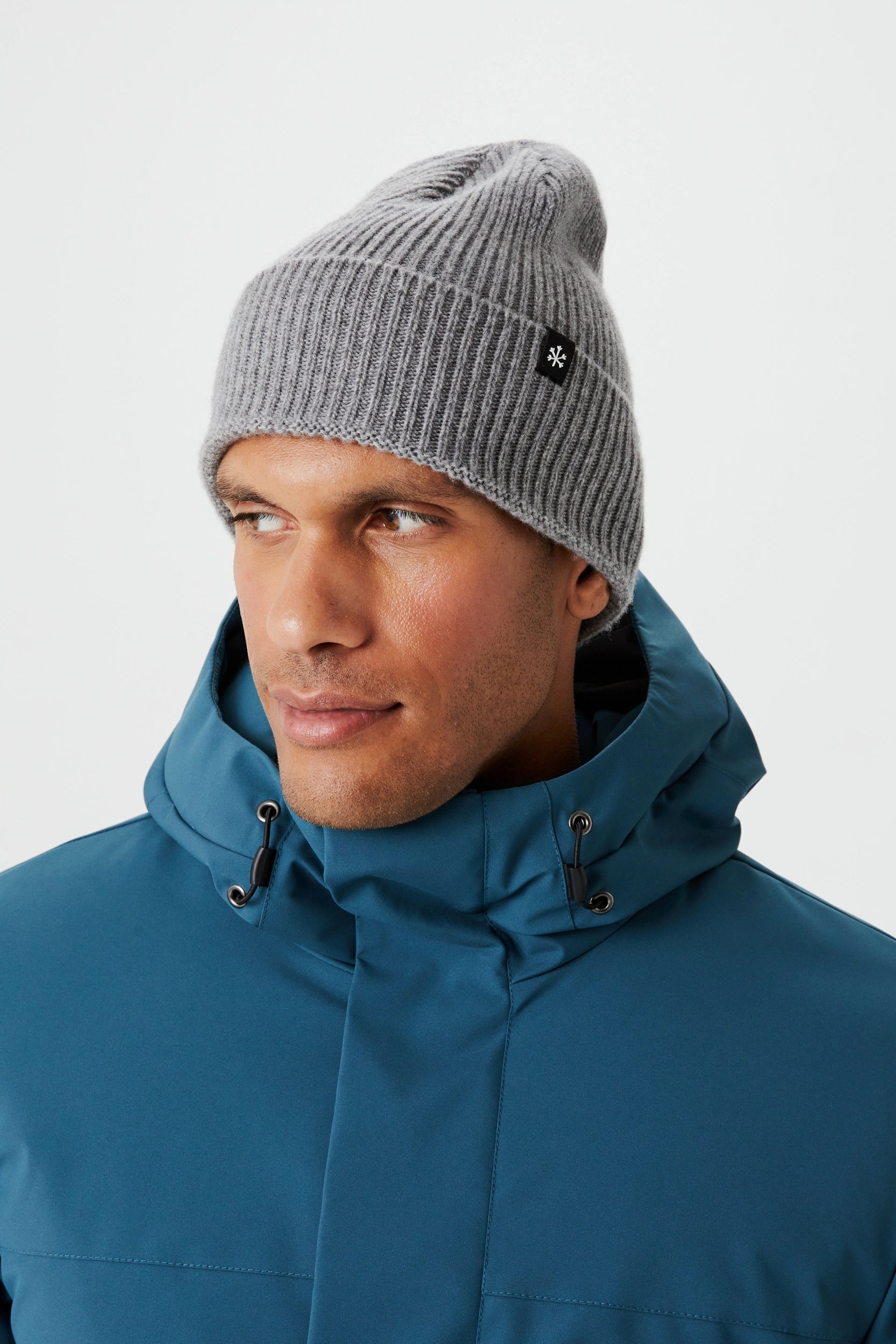 Tuque en tricot de cachemire et laine