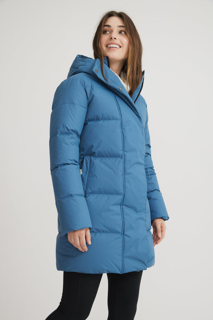 Mid stratmore thigh puffer jacket
