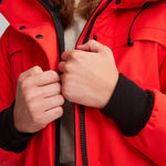 Manteau avec poignet en micropolar. Confortable et chaud pour les hivers québécois